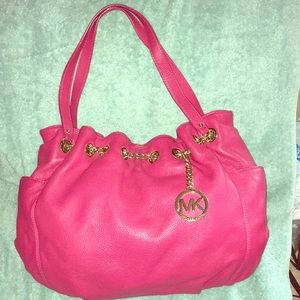 Michael Kors pink bag purse tote